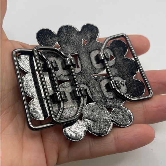 Elegant Purple and Yellow Gemstone buckle - Picture 2 of 5